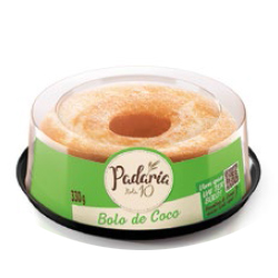 BOLO DE COCO
PADARIA NOTA10